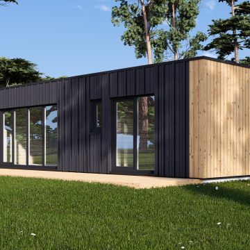 BELLA 1 (Insulated, 44 mm + Cladding), 46 m² 
